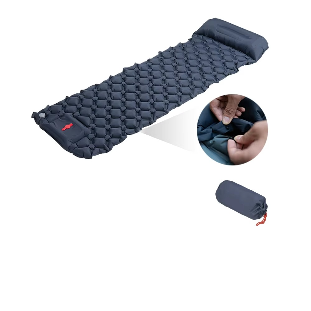 BowLift | Inflatable Camping Sleeping Pad with Built-In Pillow for Hiking