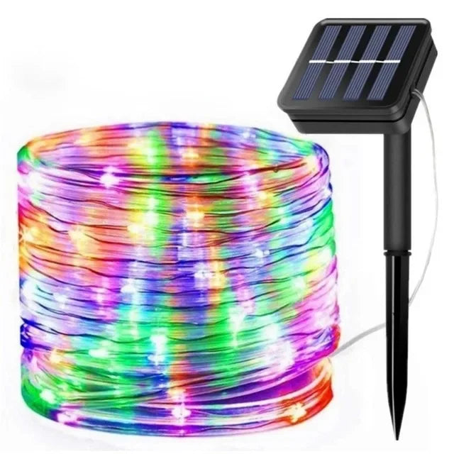 BowLift | LED Solar String Lights - Outdoor Waterproof Lights for Christmas, Garden, Lawn, Trees, Fence, and Pathway Decor