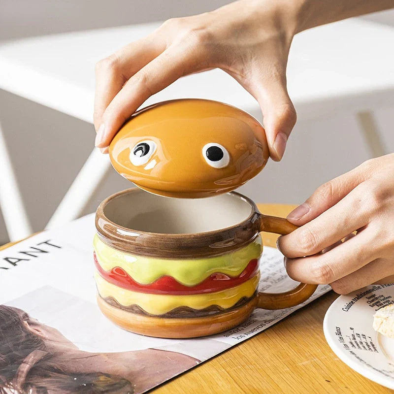 BowLift | Yummy Hamburger-Shaped Ceramic Hamburger Mug