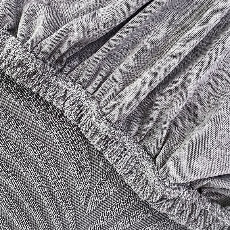 BowLift | PlushSecure - Elegant Jacquard Sofa Cover for Non-Slip Comfort