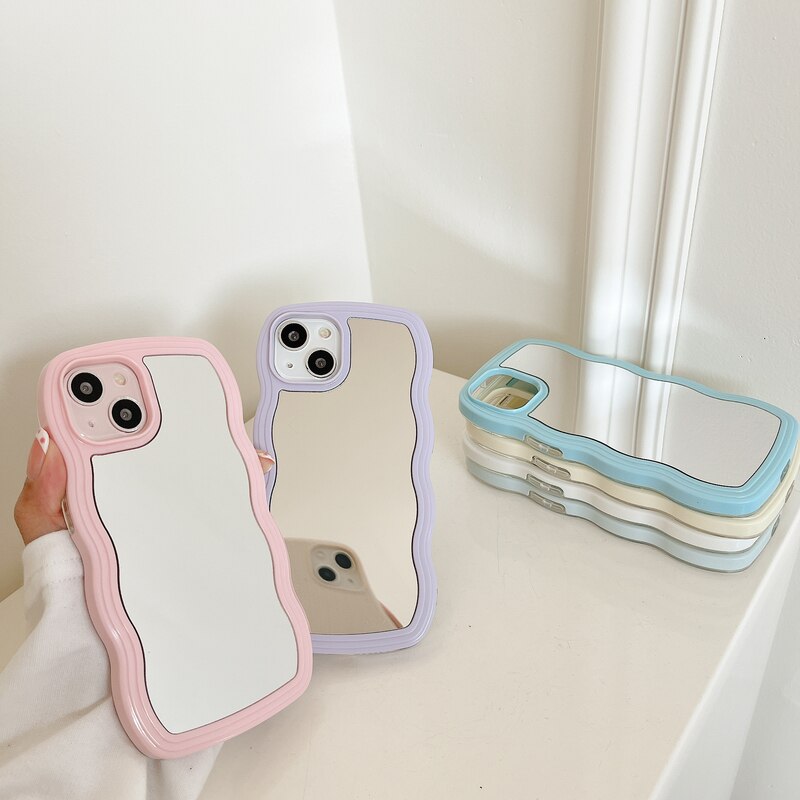 BowLift | Wavy Makeup Mirror Phone Case