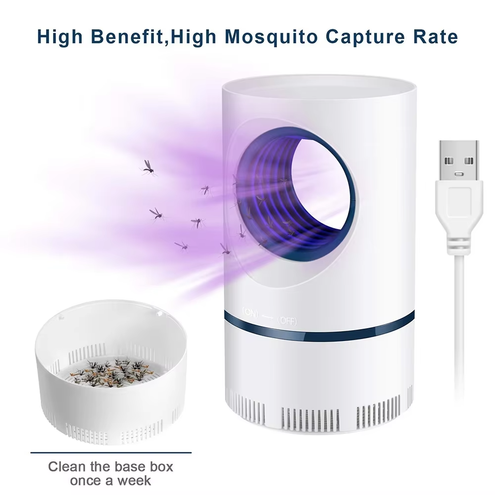 BowLift | USB Powered Electric Mosquito and Insect Killer Lamp with LED Light Trap