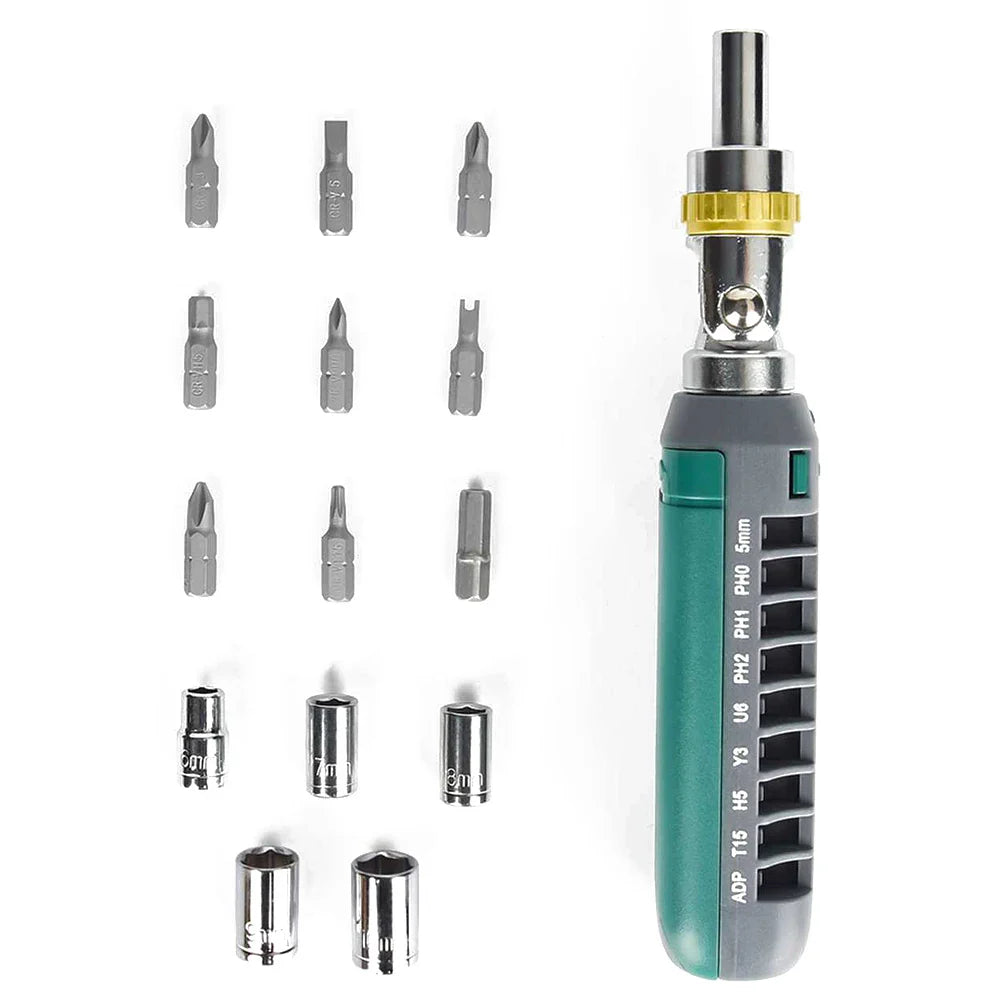BowLift | 14 In 1 Multi-Angle Ratchet Screwdriver