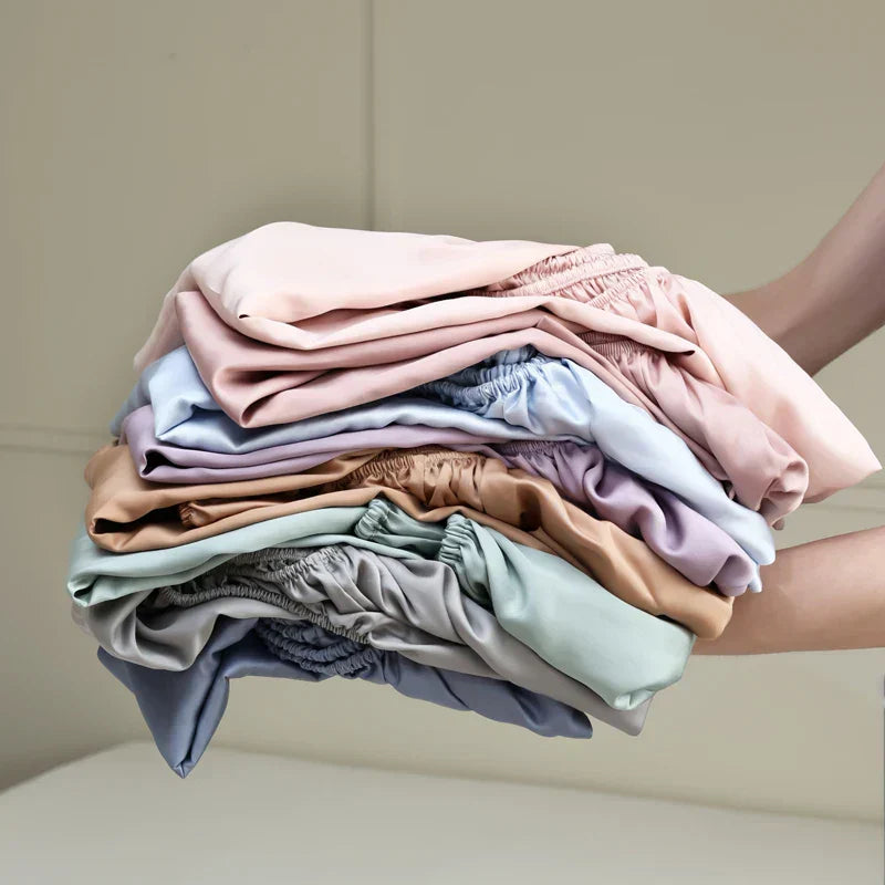 BowLift | SilkDreams Mulberry Silk Bed Sheet | Breathable | Hypoallergenic | Luxury Bedding for Your Home