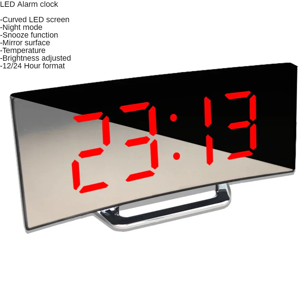 BowLift | Curved Screen Digital Alarm Clock