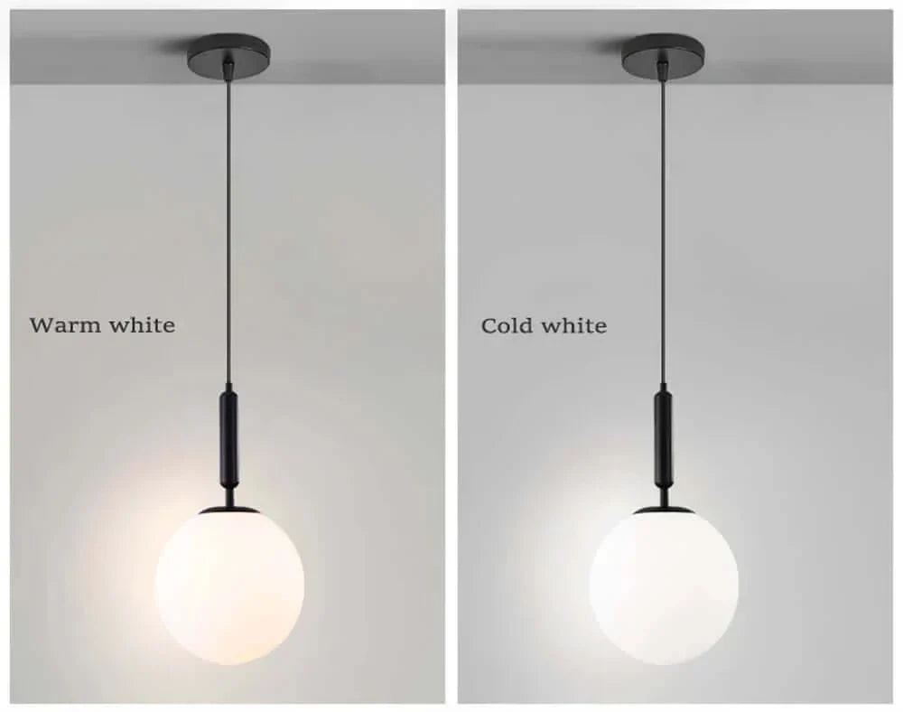 BowLift | Mid-Century Modern Glass Ball Pendant Light