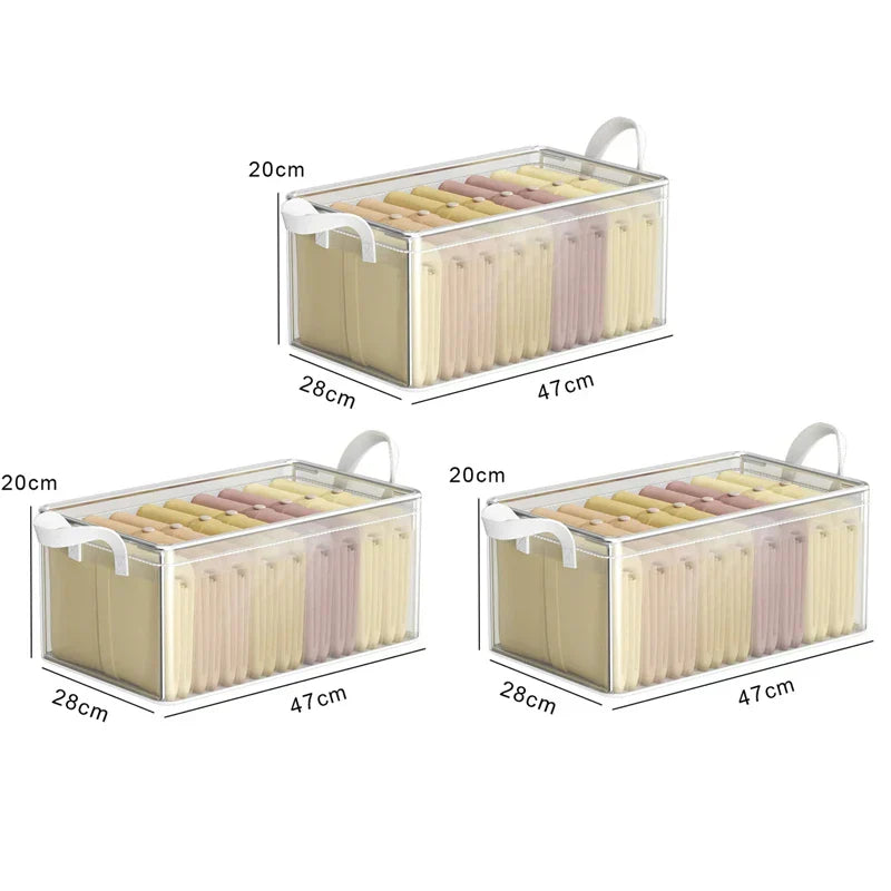 BowLift | ClearBoxx Storage Box | Transparent & Durable Design | Foldable & Space-Saving