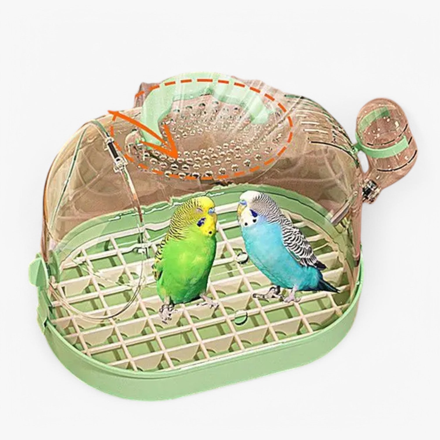 BowLift | Airy Carry Cage "Featherlight" for Small Pets and Birds