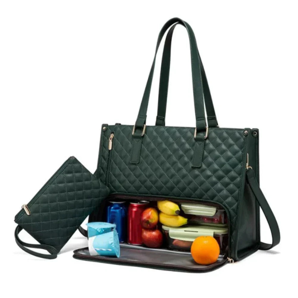 BowLift | 2-in-1 Laptop Bag with Insulated Lunch Compartment