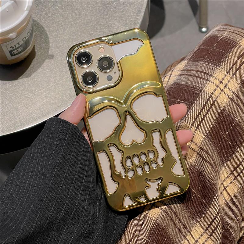BowLift | Gothic Midnight Skull Phone Case