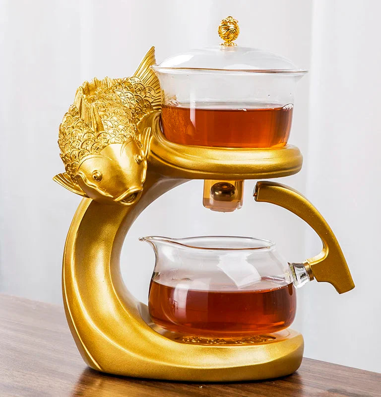 BowLift | Magnetic Flow Kungfu Turtle Dragon Teapot Infuser