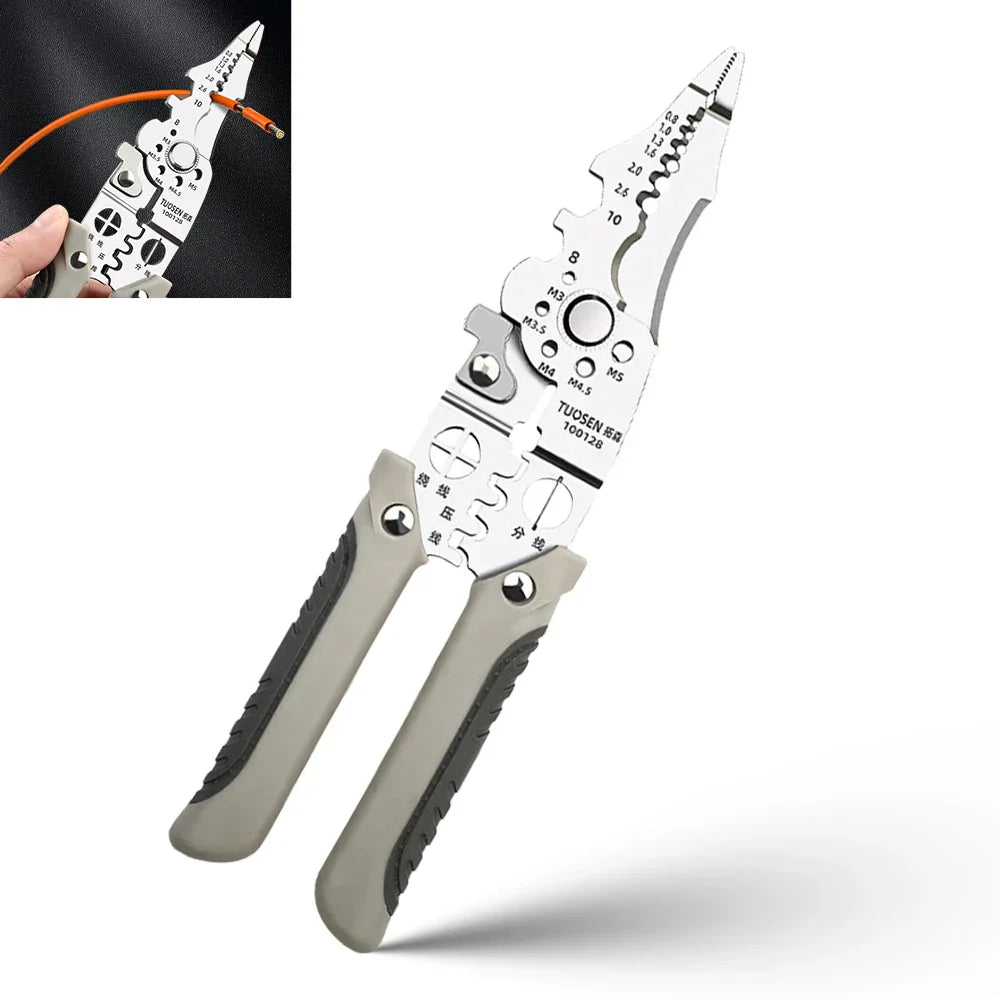 BowLift | Wire Stripper Adjustable Crimper Automatic Cable Cutter Tool