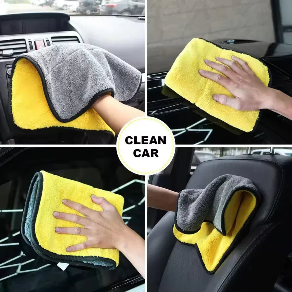 BowLift | ShinePro Microfiber Cleaning Cloth | Double Sided | Absorbent & Fast Drying | For All Surfaces