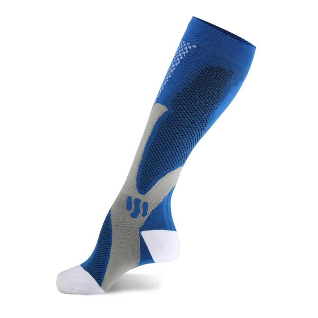 BowLift | Men's Mid Calf Medical Nursing Socks, Breathable Nylon Compression Support