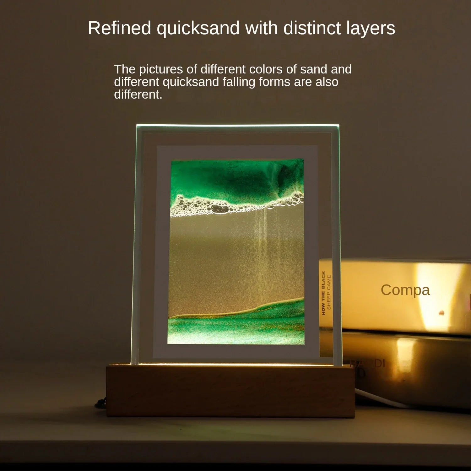 BowLift | Sand Art LED Quicksand Artistic Table Lamp