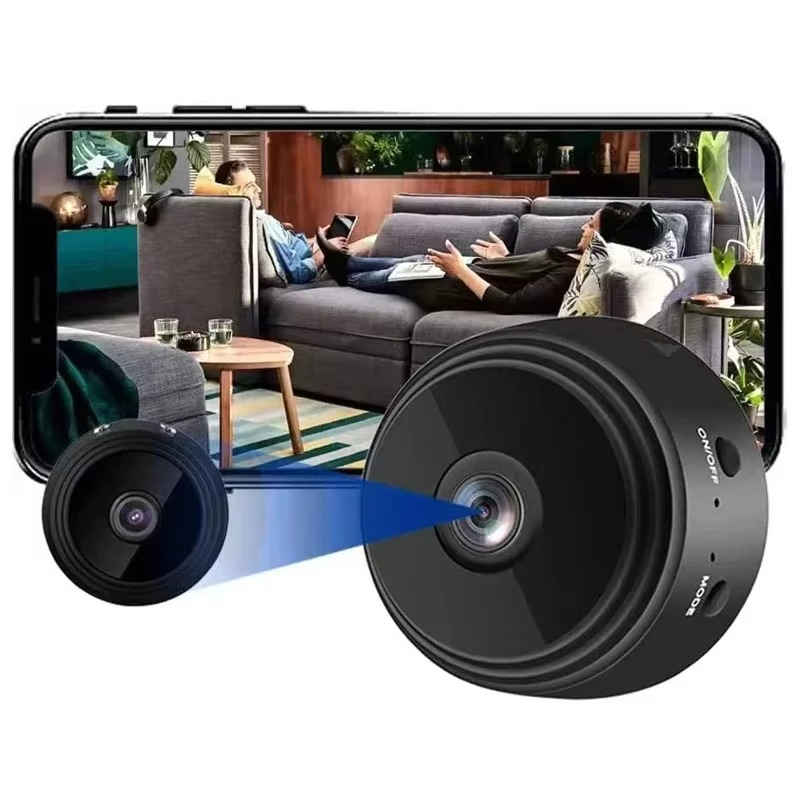 BowLift | Compact HD 720P Wireless Mini Smart Security Camera with Mobile Monitoring