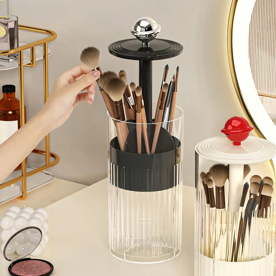 BowLift | Auto Lift & Luxe Makeup Brush Organizer
