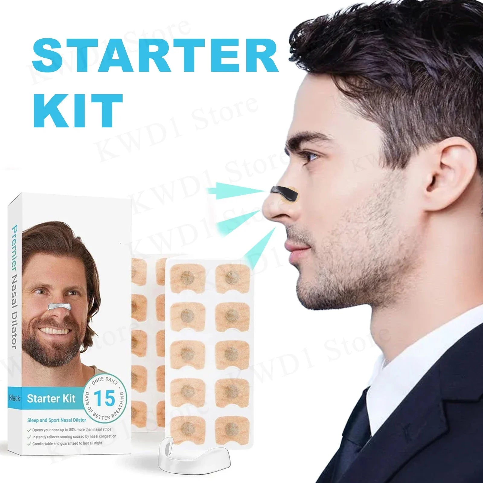 BowLift | Easy Breathe Magnetic Nasal Strips