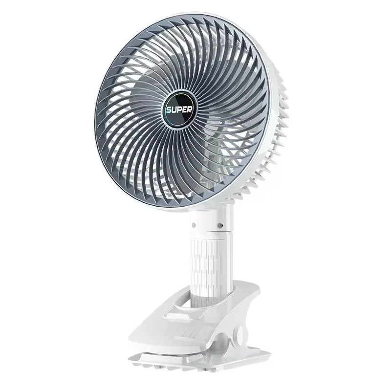 BowLift | Clip-on Portable Compact USB Rechargeable Cooling Fan