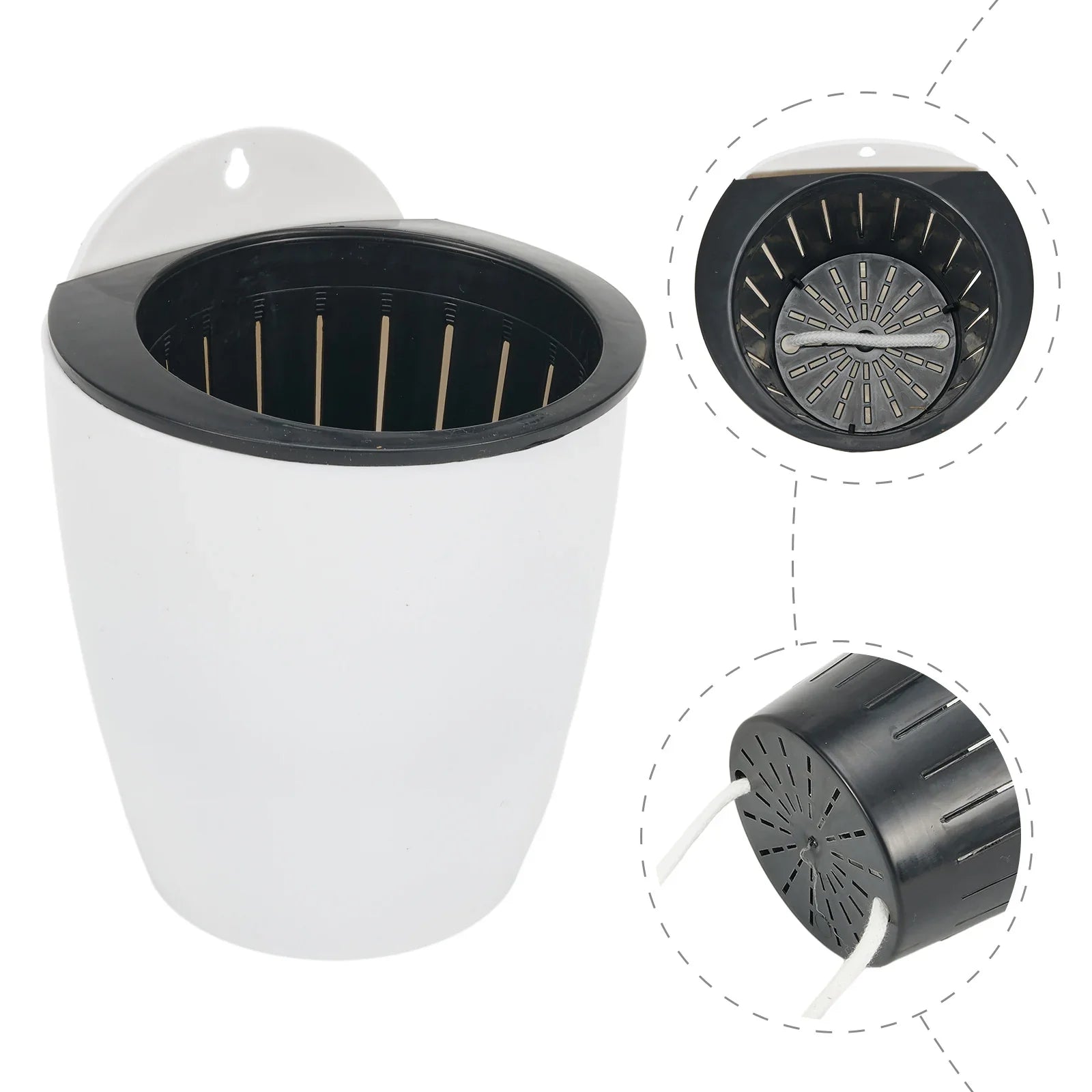 BowLift | Self-watering hanging plant pot – Modern flower pot for wall mounting