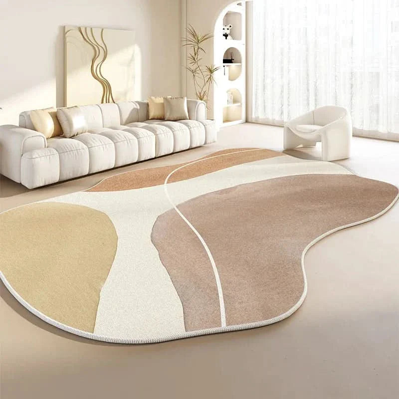 BowLift | Japanese Style Irregular Plush Rug with Non-Slip Backing