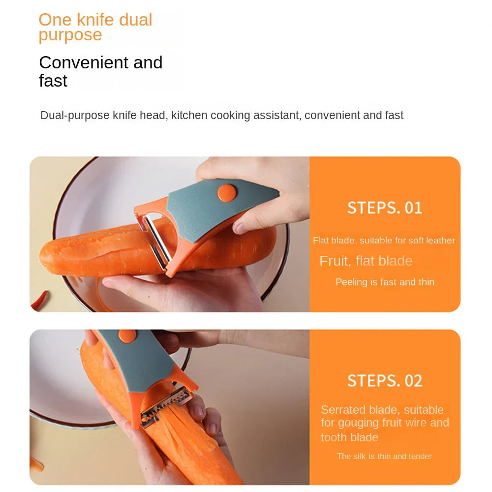 BowLift | Slice Ease Dual-Action Fruit & Veggie Peeler