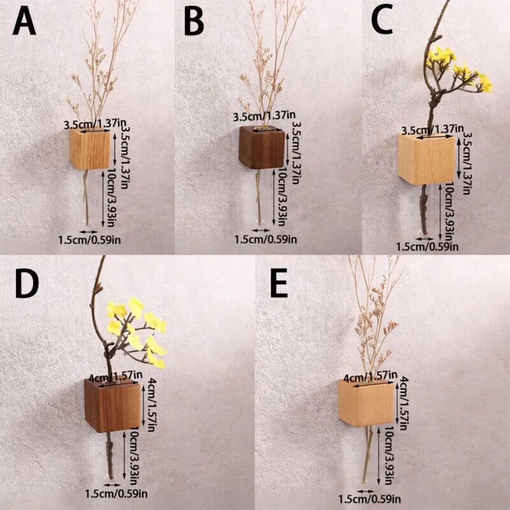 BowLift | Wooden Magnetic Flower Tube Vase