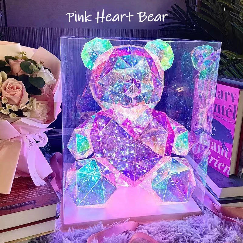 BowLift | Colorful Glowing Teddy Bear