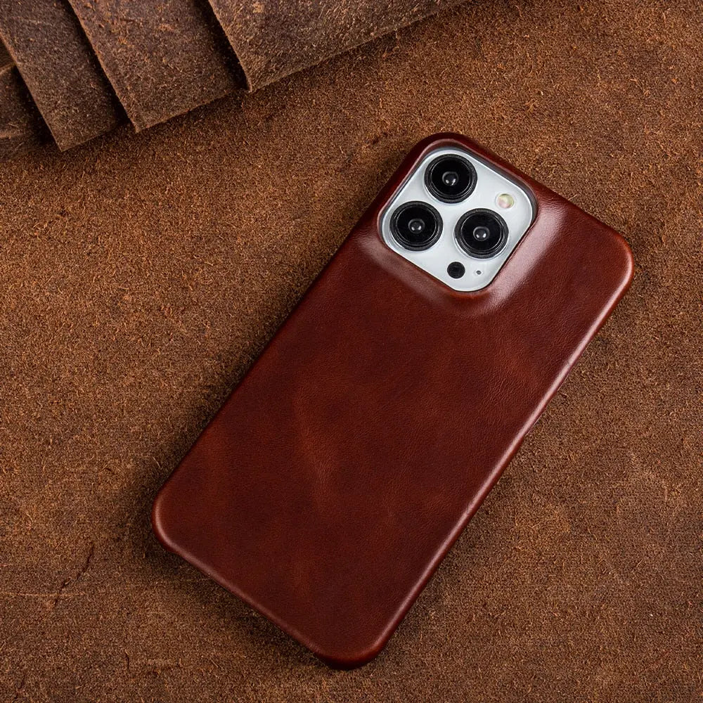 BowLift | RoyalLeather: Luxurious, handmade case made of genuine cowhide leather for the iPhone