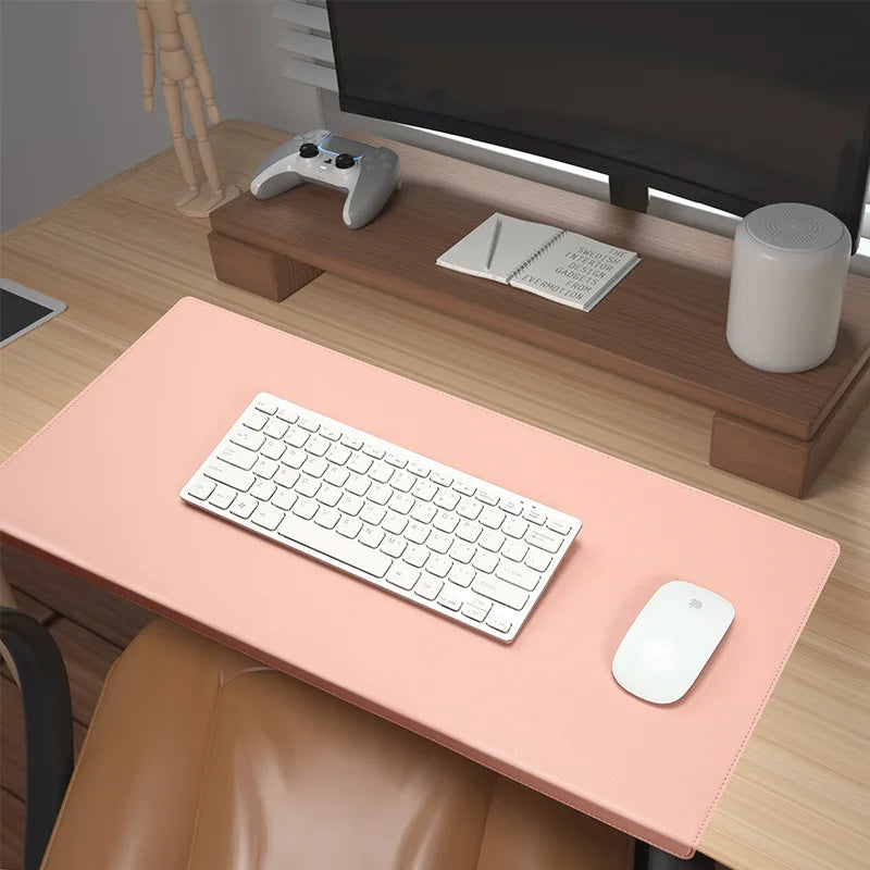BowLift | Ergonomic PU Leather Desk Mat – Wrist & Elbow Support with Non-Slip Surface for Office & Gaming