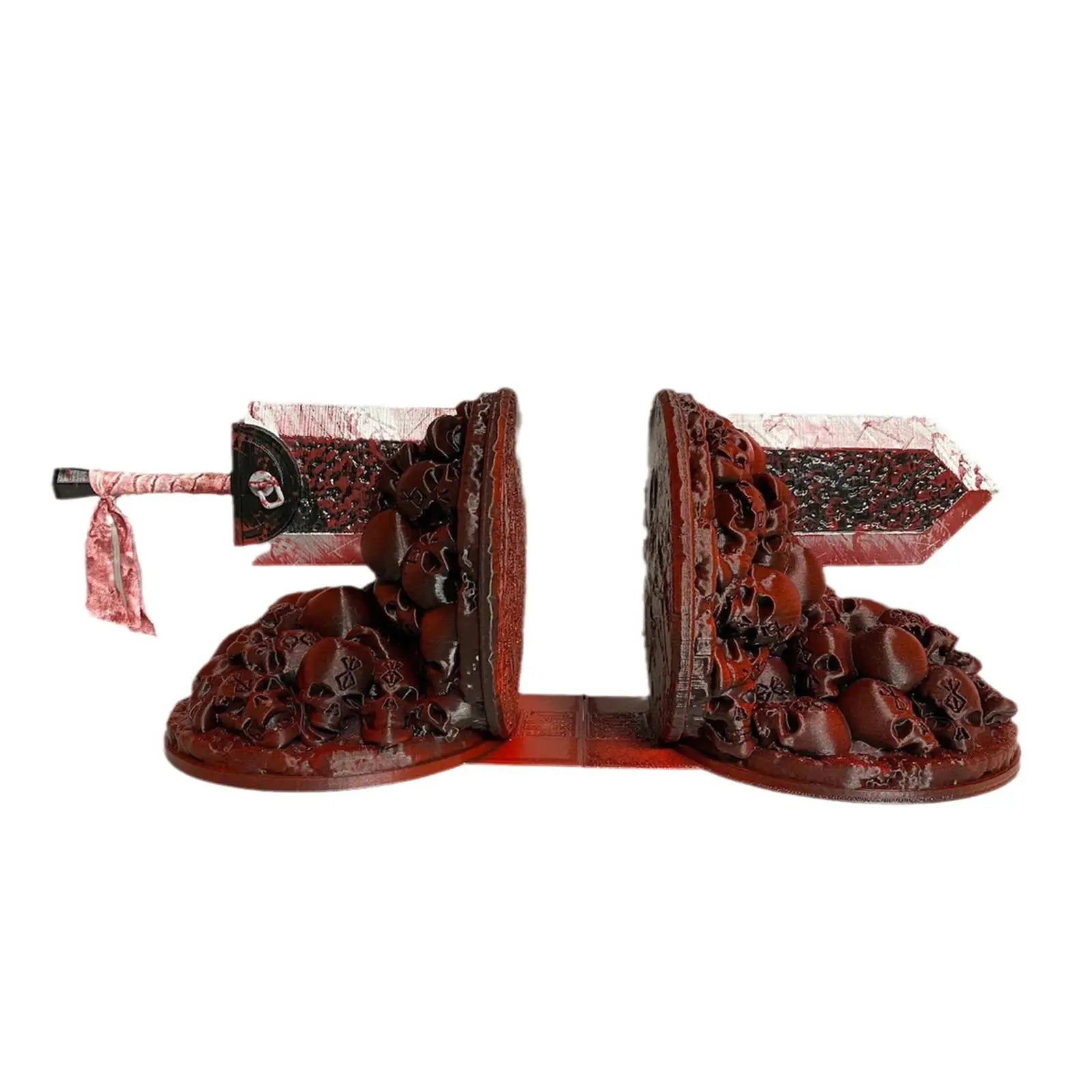 BowLift | Berserk Bookends Angry Bookends Dragon Hunter Resin Craft Study Art Decorative Ornament Home Desk Bookshelf T4z7