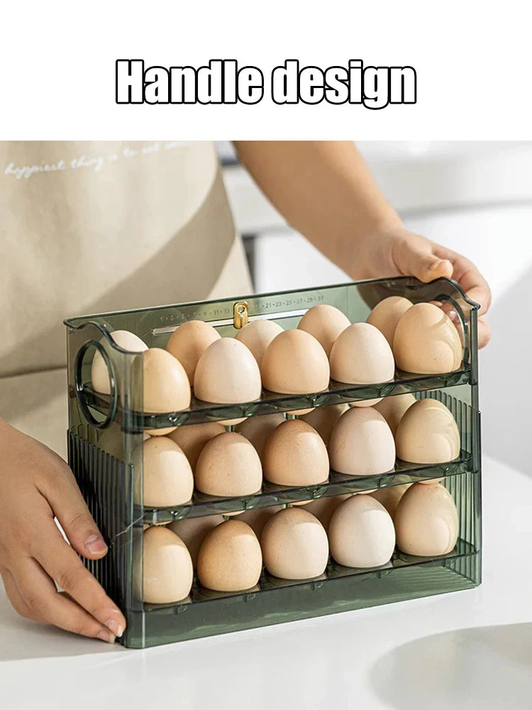 BowLift | 3-layer Flip Egg Storage Box