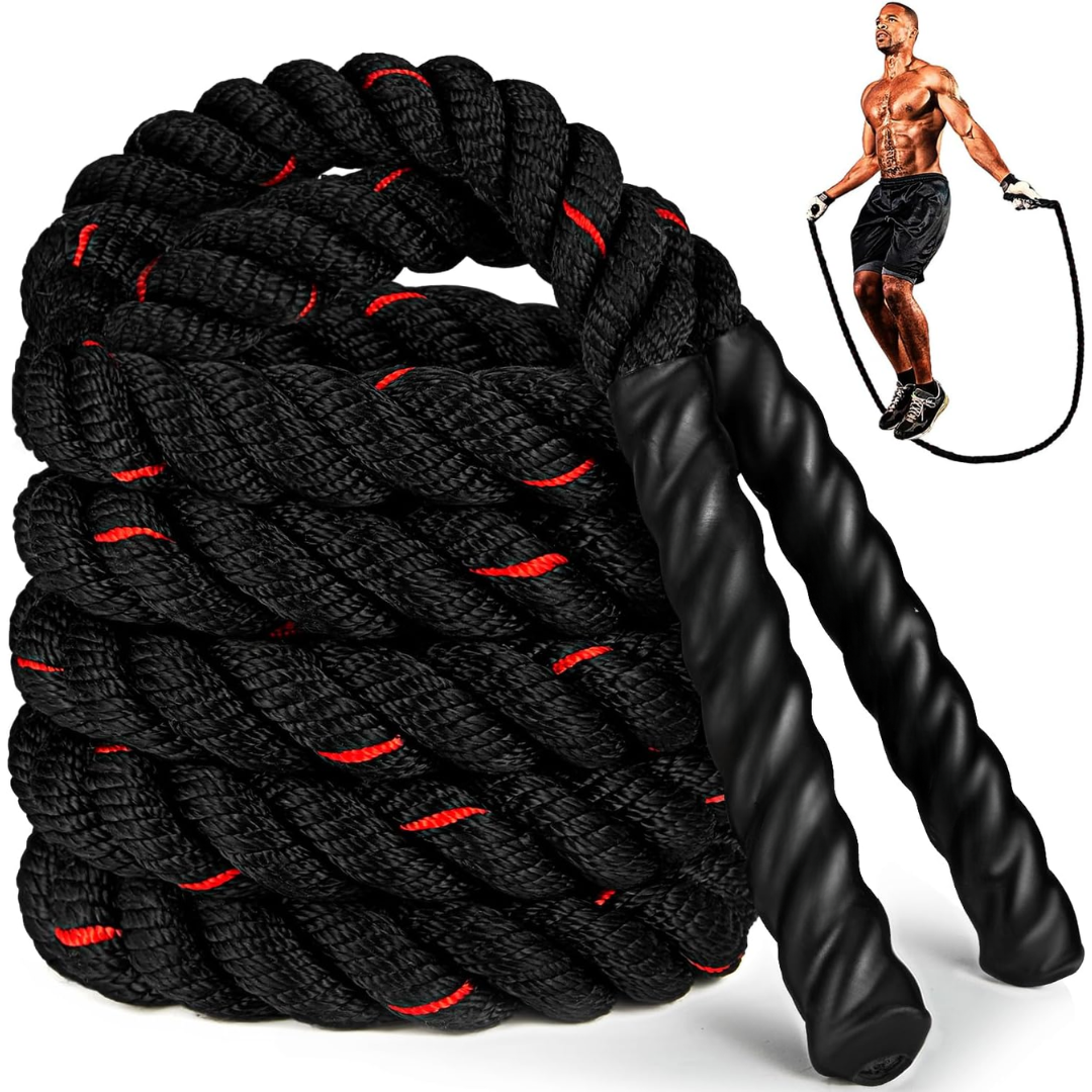 BowLift | PowerJump Adjustable Weighted Skipping Rope – Heavy Training Rope