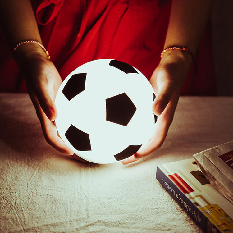 BowLift | Creative Soccer Silicone LED Night Light USB Charging Table Lamp