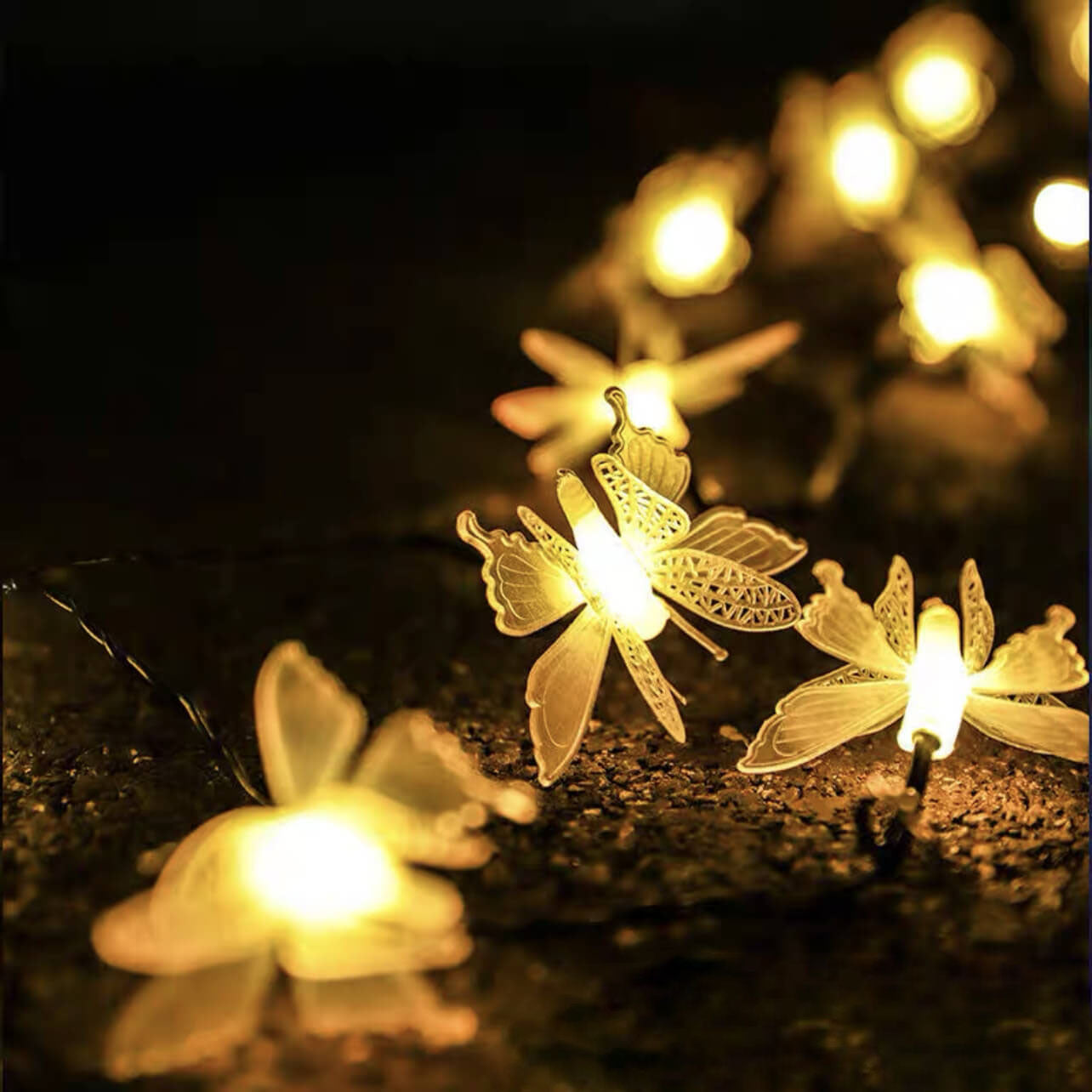 BowLift | Luminelle LED String Lights | Butterfly Design | For Garden, Balcony & Terrace | Outdoor Decor