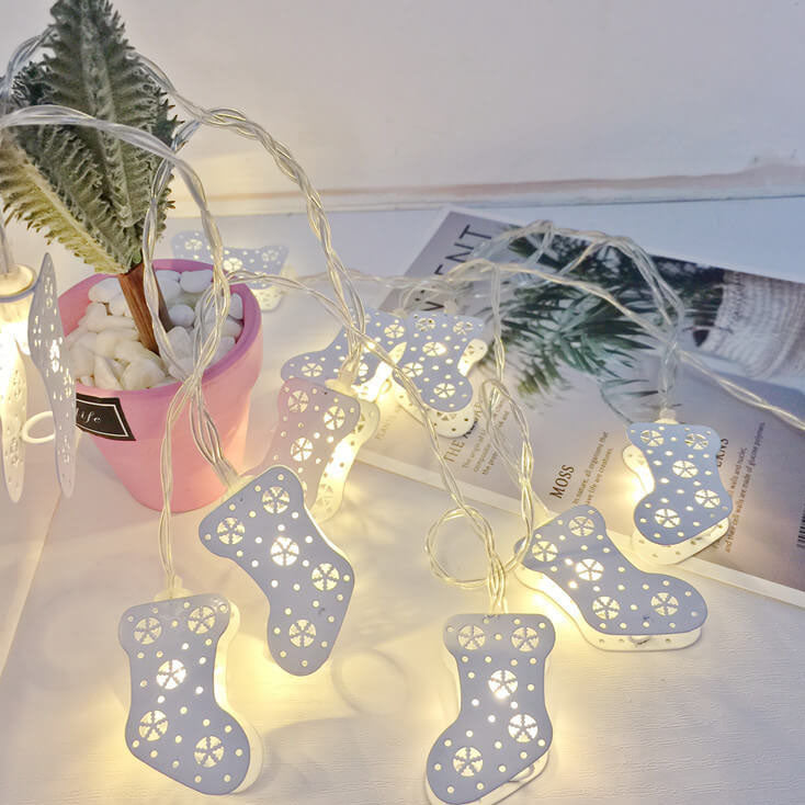 BowLift | Christmas Decorative String Light Painted Bells Elk Battery Box LED Light String Light