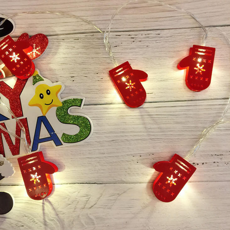 BowLift | Christmas Decorative String Light Painted Bells Elk Battery Box LED Light String Light