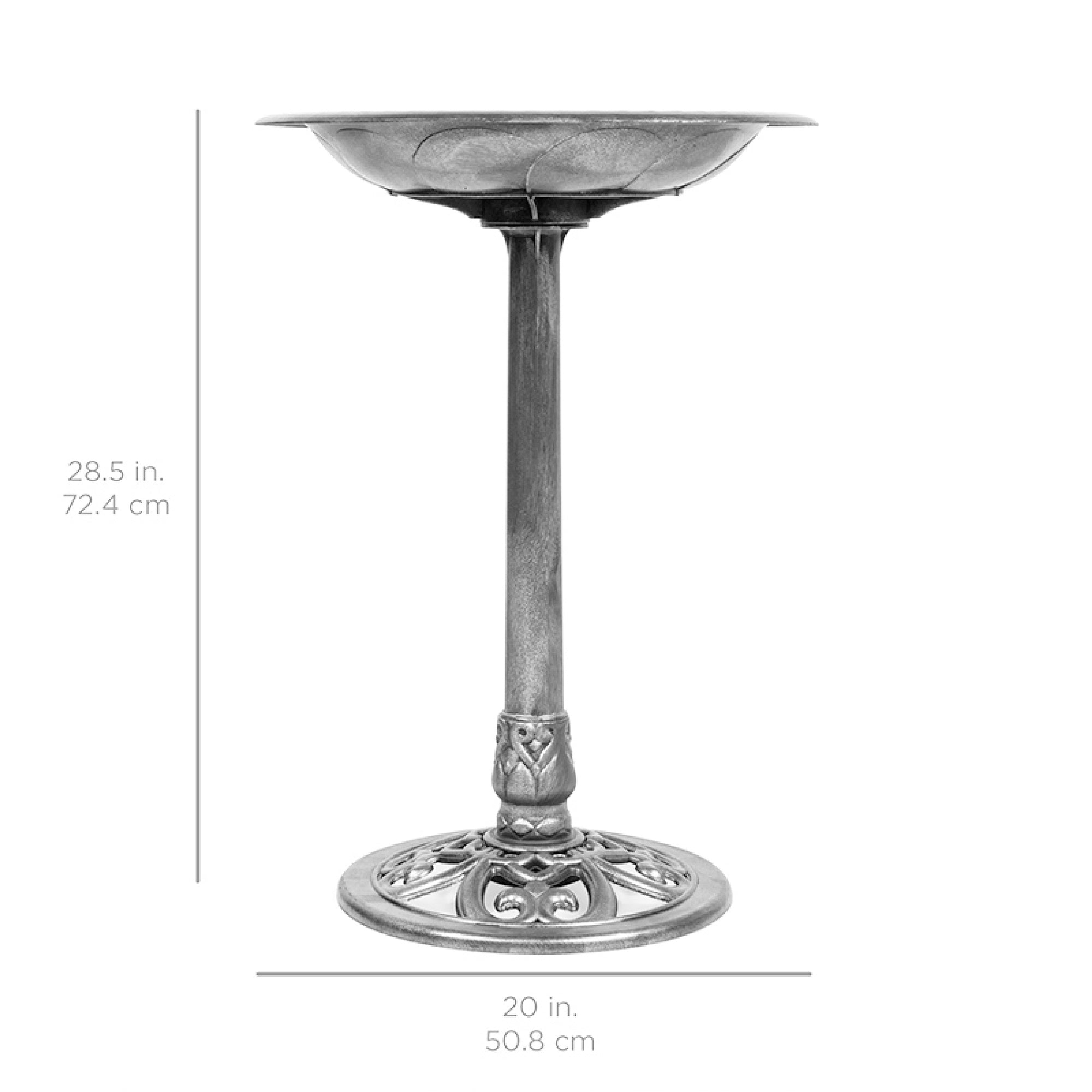 BowLift | Birdbath for the garden with Fleur-de-Lis decoration