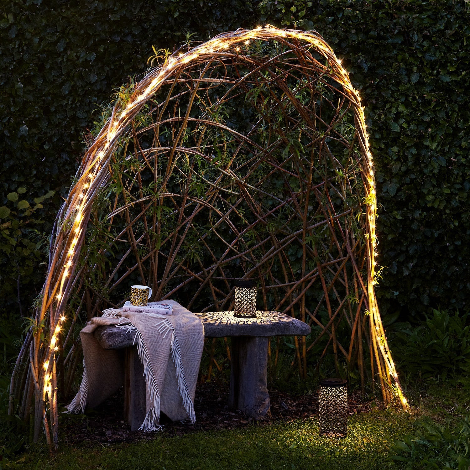 BowLift | 100er LED Micro Solar String Lights warm white