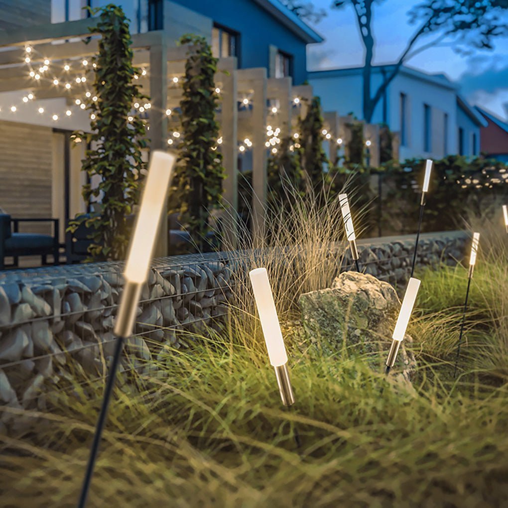 BowLift | Solar LED reed lights for a magical garden ambiance