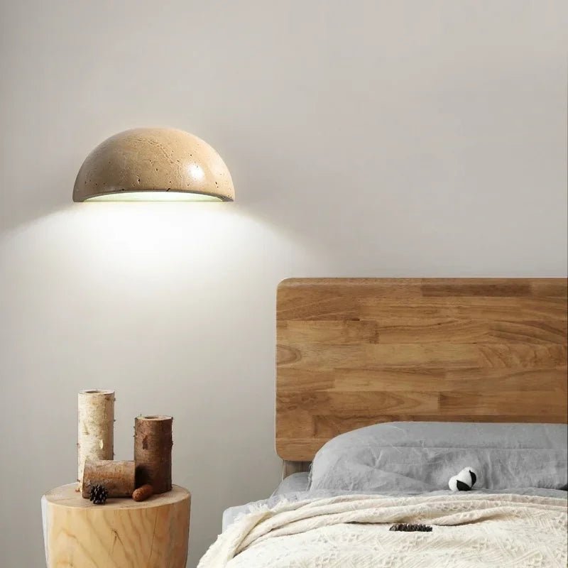 BowLift | LED stone wall light for stylish living ambiance and gentle room lighting
