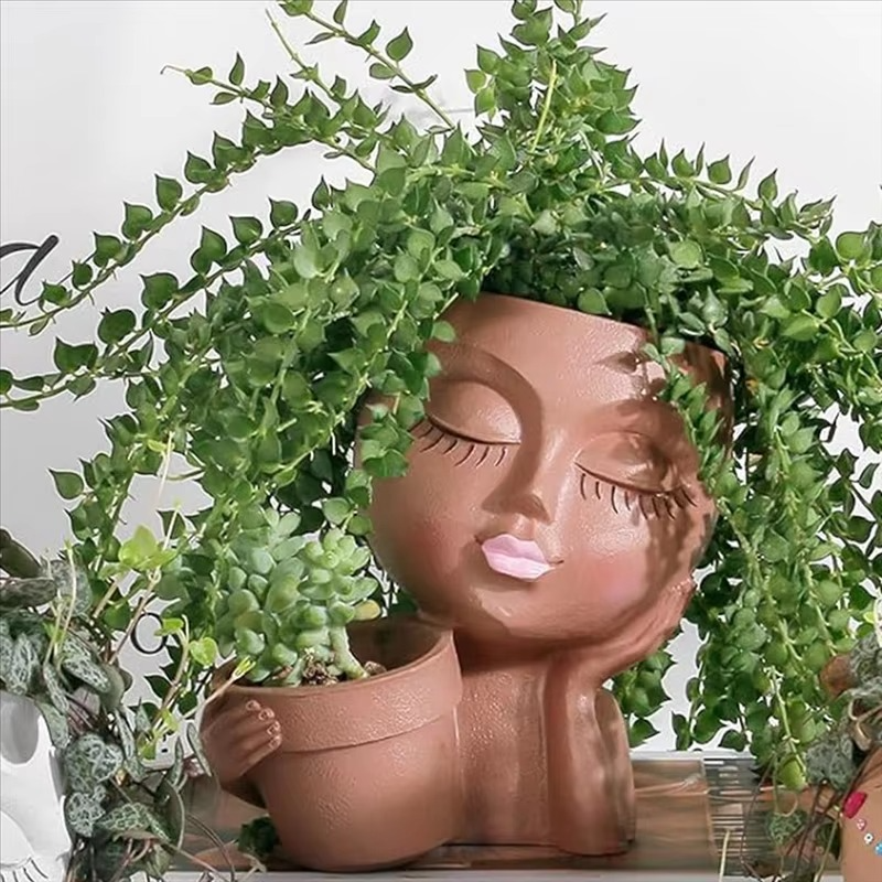 BowLift | Chic Dual Face Head Planters for Indoor and Outdoor Use