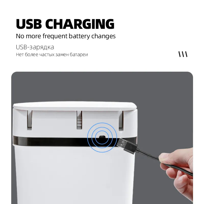 BowLift | Waterproof Smart Wave Sensor Automatic Trash Can