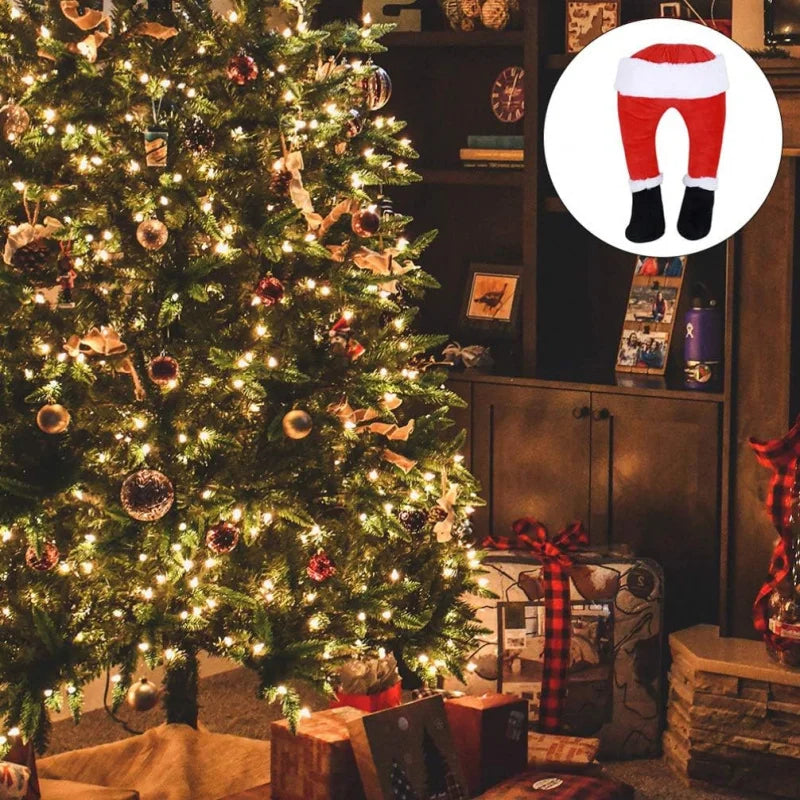 BowLift | Christmas Decoration | JollyLegs Festive Hanging Ornament | Durable Fabric | Easy Setup