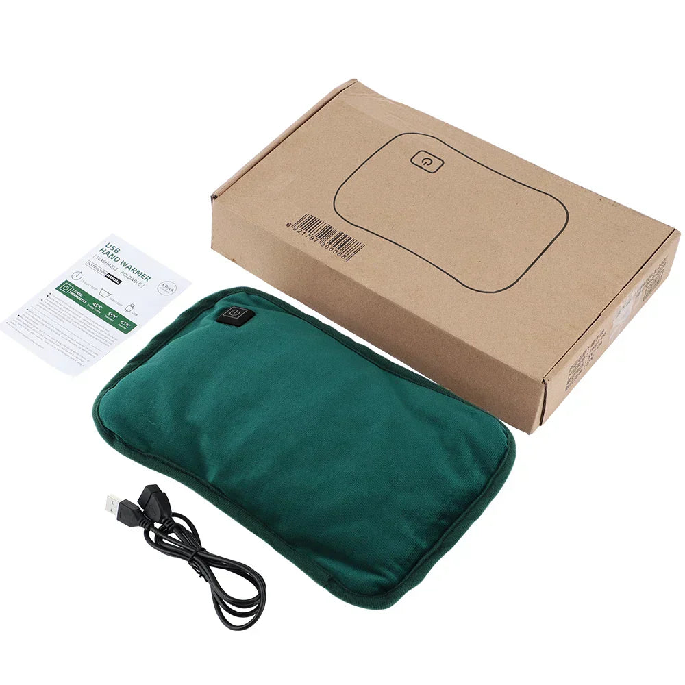 BowLift | Portable USB Rechargeable Heating Pad | 30x20 cm | Fast Heating, Multipurpose Hand/Body Warmer