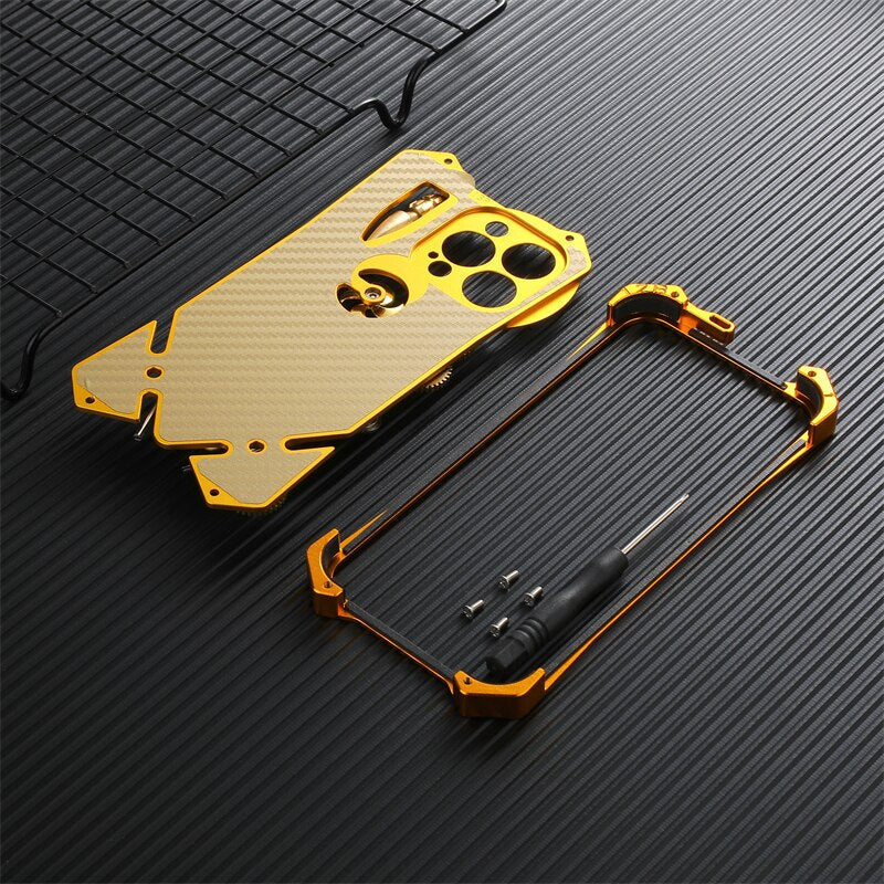 BowLift | Mechanic Skull Cyberpunk Style iPhone Case
