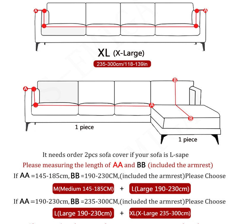 BowLift | Modern Non-slip Colorful Elastic Sofa Cover