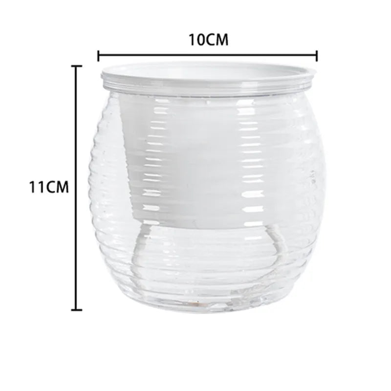 BowLift | Hydropura Flowerpot | Self-watering & Soil-free | Modern & Easy to Care | Set of 3