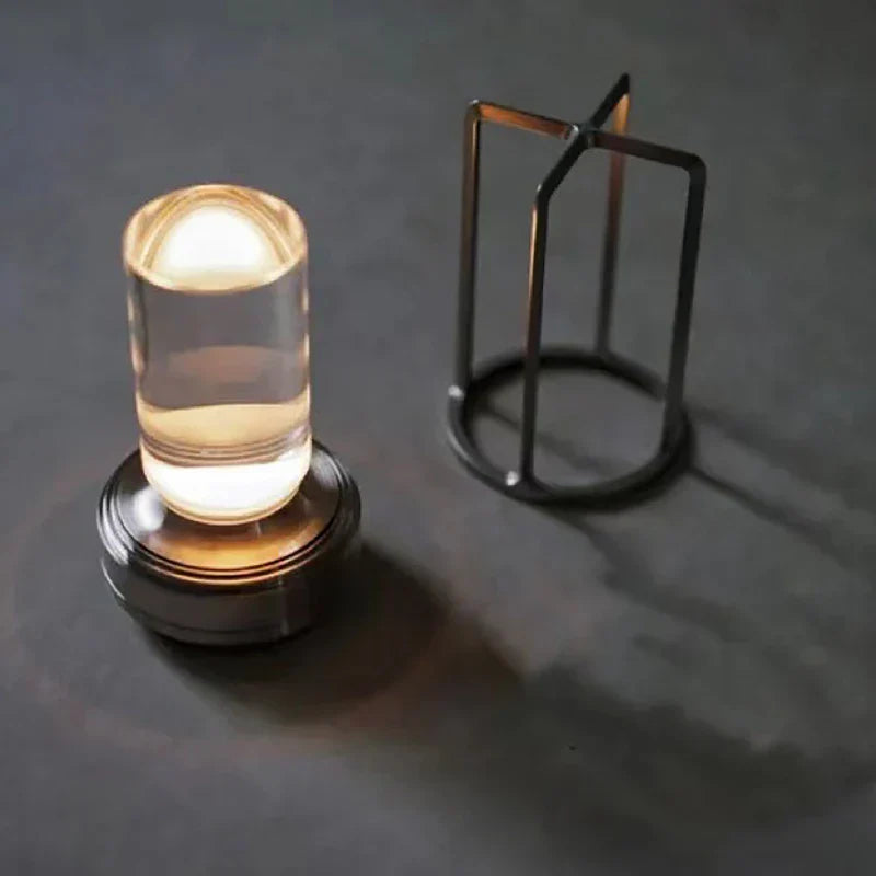 BowLift | Rechargeable Wireless LuxuryGlow Table Lamp - Elegant Wireless Lamp for Any Mood