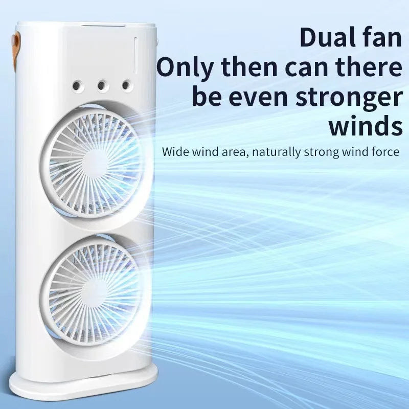 BowLift | Portable Double Fan Cooling Spray Air Conditioning